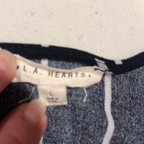 PacSun L.A. Hearts Tie-front Babydoll Crop Top - Picture 3 of 6